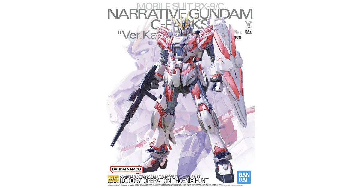 BANDAI GUNPLA MG 1/100 RX-9/C Narrative Gundam C-Packs Ver. Ka